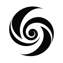 Sage Swirl Mark Icon Vector Illustration