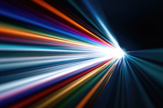 Abstract vibrant light streaks (2)