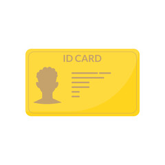 ID card. Factory ID card. Personal data. People's data. Identity. Business card. Member card. Citizenship identity. Vector illustration