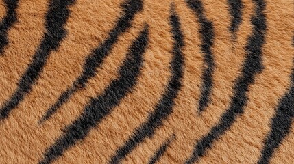 トラ柄模様のオレンジと黒の毛皮テクスチャ 背景素材