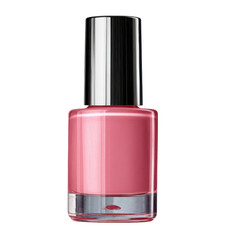 Photo of Pink Nail Polish Bottle Isolated - Beauty, Cosmetics