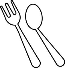 Spoon and Fork Kitchen Icon