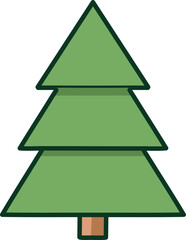 Fototapeta premium green christmas tree