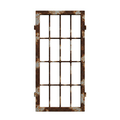 Retro Engineering Education in Game Design Visual Art of Rusty Prison Window Bars for Blog or Editorial Projects