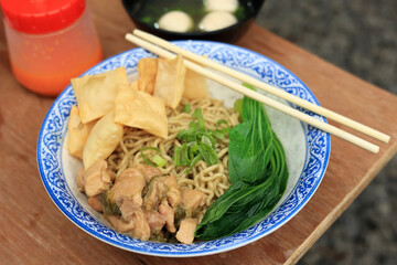 Mie Ayam or Chicken Noodle