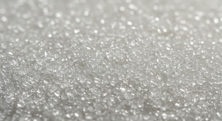 Obraz premium Glimmering crystals softly reflect bright light creating a dazzling textured background. AI Generated