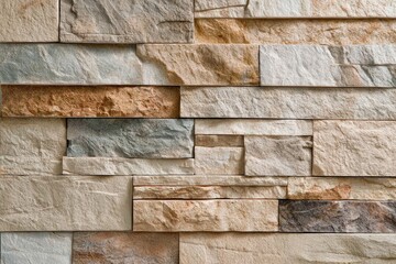 Stone wall texture close-up