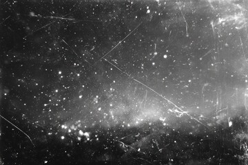 Fototapeta premium Grainy, distressed, black and white surface texture