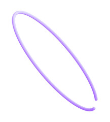 3d purple circle