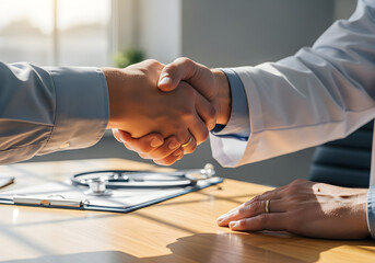 Doctor Consulting Patient in Clinic