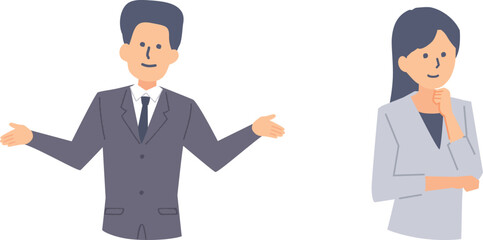 ビジネスパーソンのイラスト