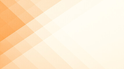 Orange gold beige peach white abstract background. Geometric shape pattern. Square checkered line stripe diagonal triangle square mesh angle. Light pastel pale soft. Color gradient. Grain grainy.