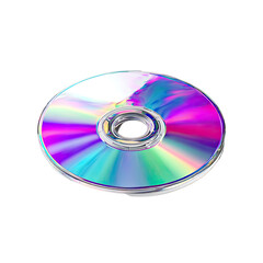 Colorful CD, holographic iridescence