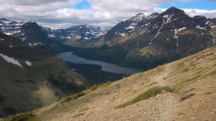 Montana mountain landscape with river