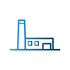 Obraz premium Factory icon design template