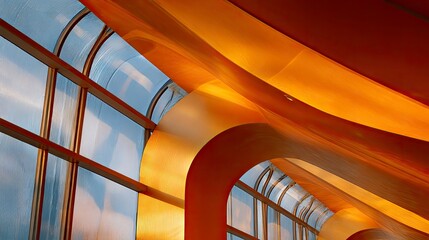 Modern building interior design