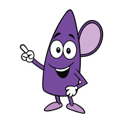 A sleek purple mouse pointer with a modern design, perfect for adding a bold, stylish touch to any digital interface or graphic project.
