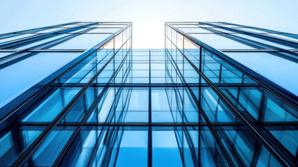 Obraz premium glass architecture of modern building