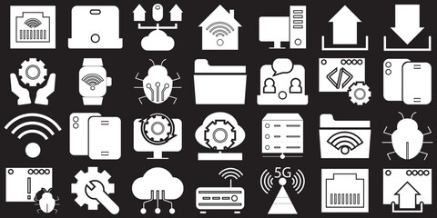  Information Technology icon. vector illustration. EPS 10/AI