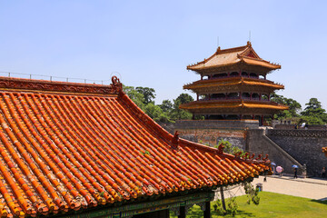 Fototapeta premium Zhaoling Mausoleum of the Qing Dynasty (Beiling), Shenyang, Liaoning, China