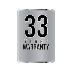 warranty stamp. sign. seal. Hologram stickers, holographic labels with silver texture, vector original product stamp. warranty badge sign insignia symbol with stars on white background