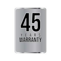 warranty stamp. sign. seal. Hologram stickers, holographic labels with silver texture, vector original product stamp. warranty badge sign insignia symbol with stars on white background