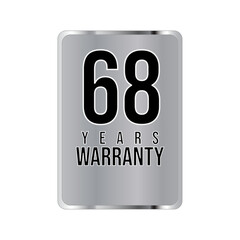 warranty stamp. sign. seal. Hologram stickers, holographic labels with silver texture, vector original product stamp. warranty badge sign insignia symbol with stars on white background