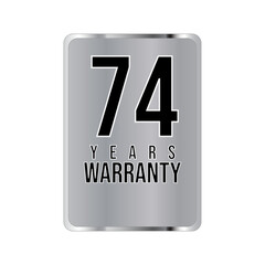 warranty stamp. sign. seal. Hologram stickers, holographic labels with silver texture, vector original product stamp. warranty badge sign insignia symbol with stars on white background