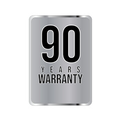 warranty stamp. sign. seal. Hologram stickers, holographic labels with silver texture, vector original product stamp. warranty badge sign insignia symbol with stars on white background