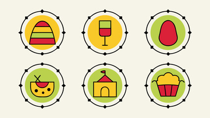 Charming hand drawn decorative borders with a unique stamp like aesthetic perfect for adding a touch of artisanal flair to your projects