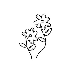 flower handdrawn illustration