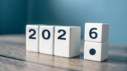 Countdown to new beginnings, marking time's passage with a bold numerical display