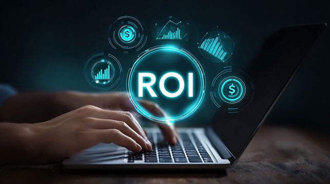 Digital roi analysis and business growth with technology