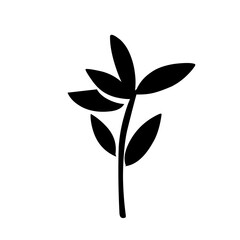 leaf silhouette design
