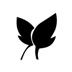 leaf silhouette design