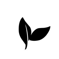 Obraz premium leaf silhouette design