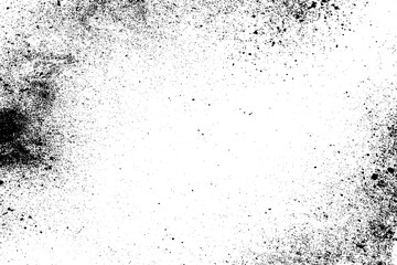 Fototapeta premium Grunge Black and White Distress. Halftone line Grunge Texture.