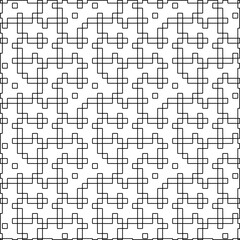 Texture with figures from lines.Abstract background. Black and white color. Repeat pattern. Element design for web page, textures, cover, fabric, textile, card, poster. Repeating design.