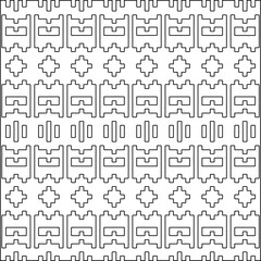 Texture with figures from lines.Abstract background. Black and white color. Repeat pattern. Element design for web page, textures, cover, fabric, textile, card, poster. Repeating design.