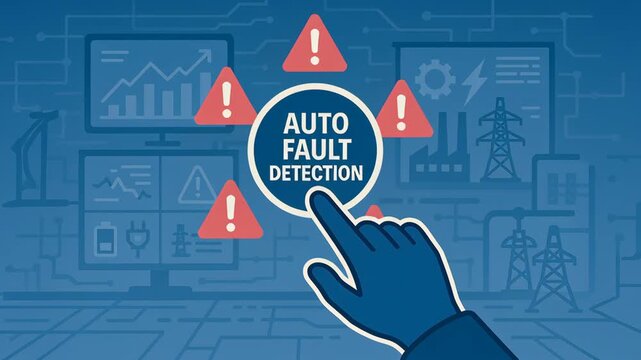 Auto fault detection concept for energy sector engineering work enables efficient monitoring and enhances system safety with quick response