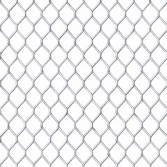 Naklejka premium seamless vector background featuring a detailed chain-link industrial mesh pattern