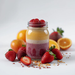yogurt with strawberries
