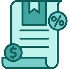 Tariffs On Goods solid icon