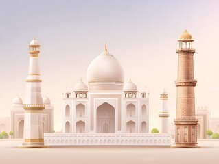Taj Mahal glorious architecture and monument