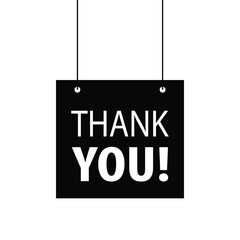 Thank You Sticker and Card Template EPS Vector | Elegant Appreciation Label | Modern Gratitude Message Design | Decorative Typography for Greeting, Invitation, and Social Media Posts

