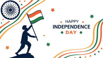 India independence day celebration graphic