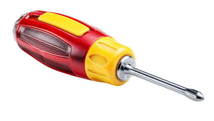 Red and yellow precision screwdriver
