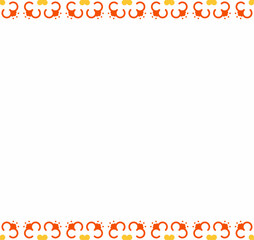 Elegant Batik Border Design for Traditional Fabric and Textile Embellishments