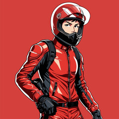 anime boy vector illustration