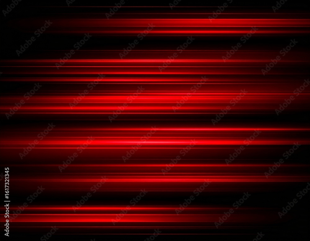 Wall mural vibrant red and orange lines create a dynamic abstract motion pattern with a bright gradient texture